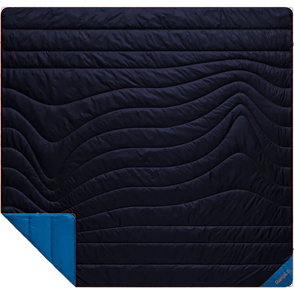 Image of Rumpl Original Puffy Solid 2-Person Blanket Midnight Blue, One Size