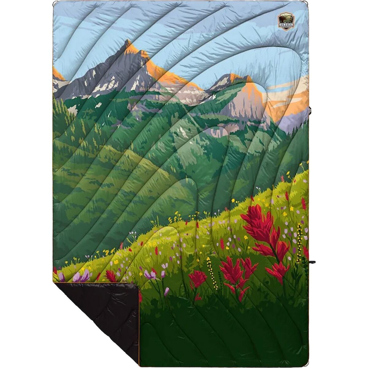 Image of Rumpl National Park Original Puffy 1-Person Blanket Glacier National Park, One Size