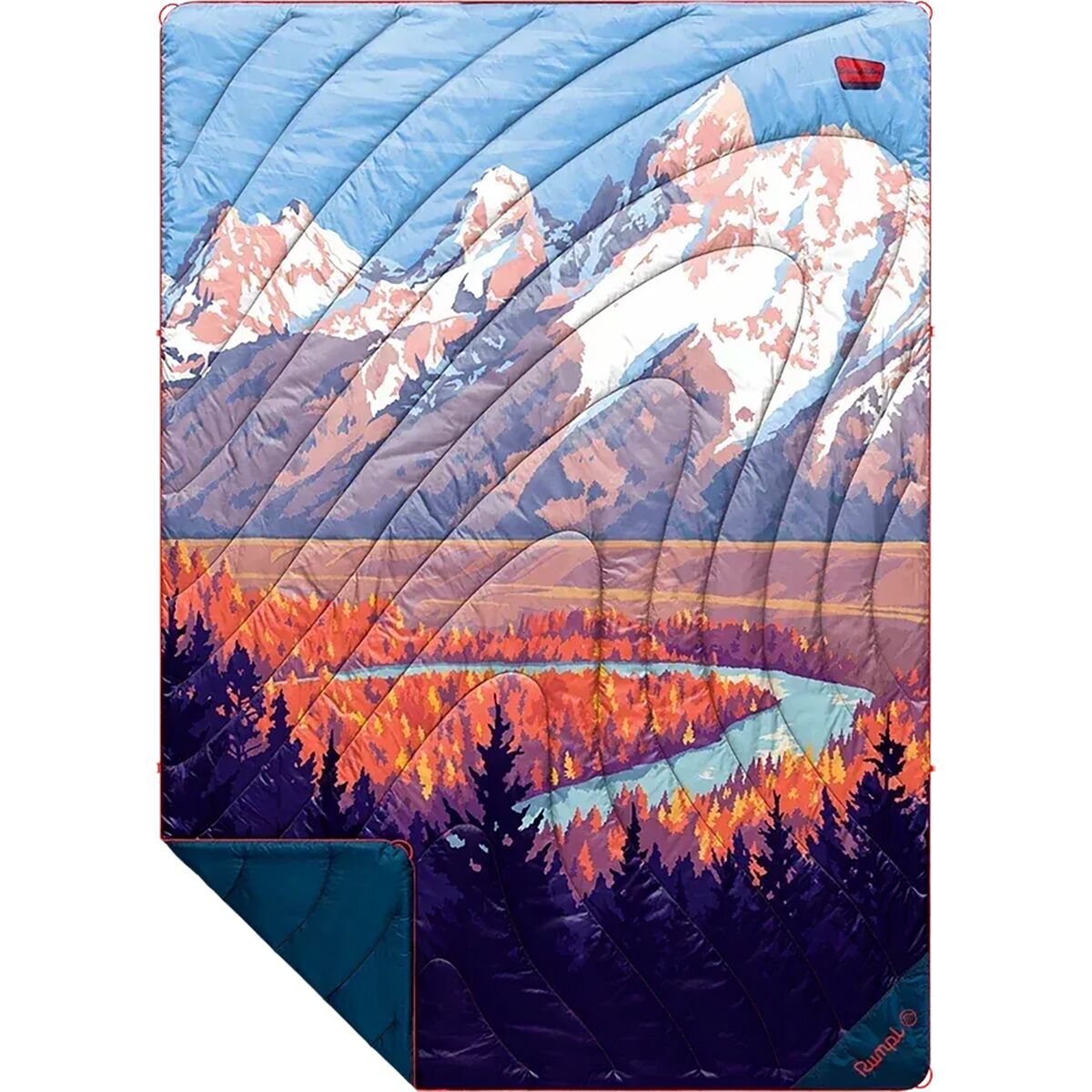 Image of Rumpl National Park Original Puffy 1-Person Blanket Teton Glow, One Size