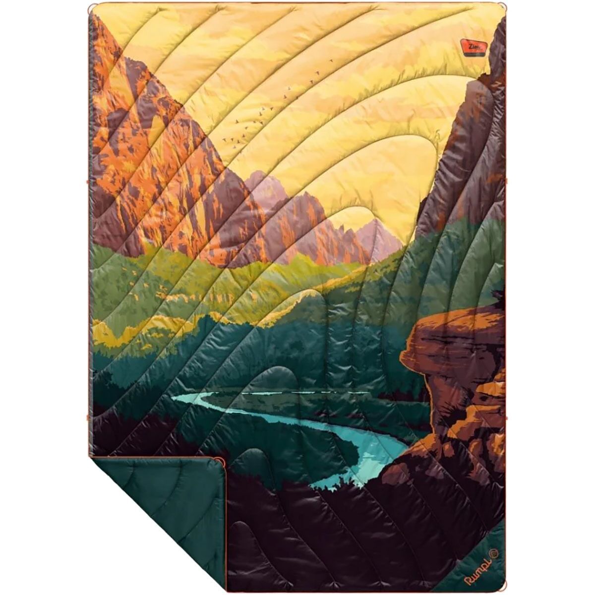 Image of Rumpl National Park Original Puffy 1-Person Blanket Zion National Park, One Size