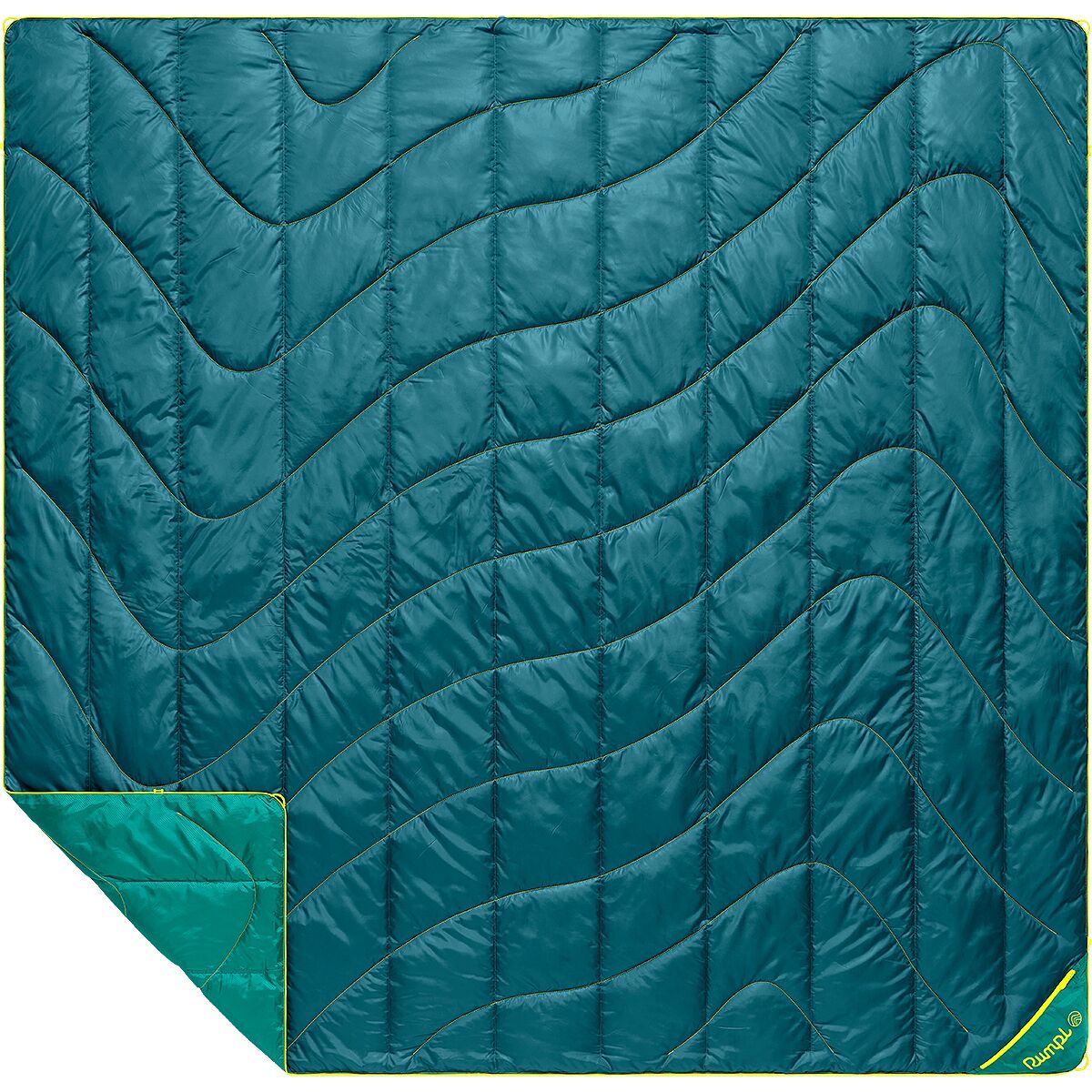 Image of Rumpl Backcountry Puffy 2-Person Blanket Sage Mint Green, One Size