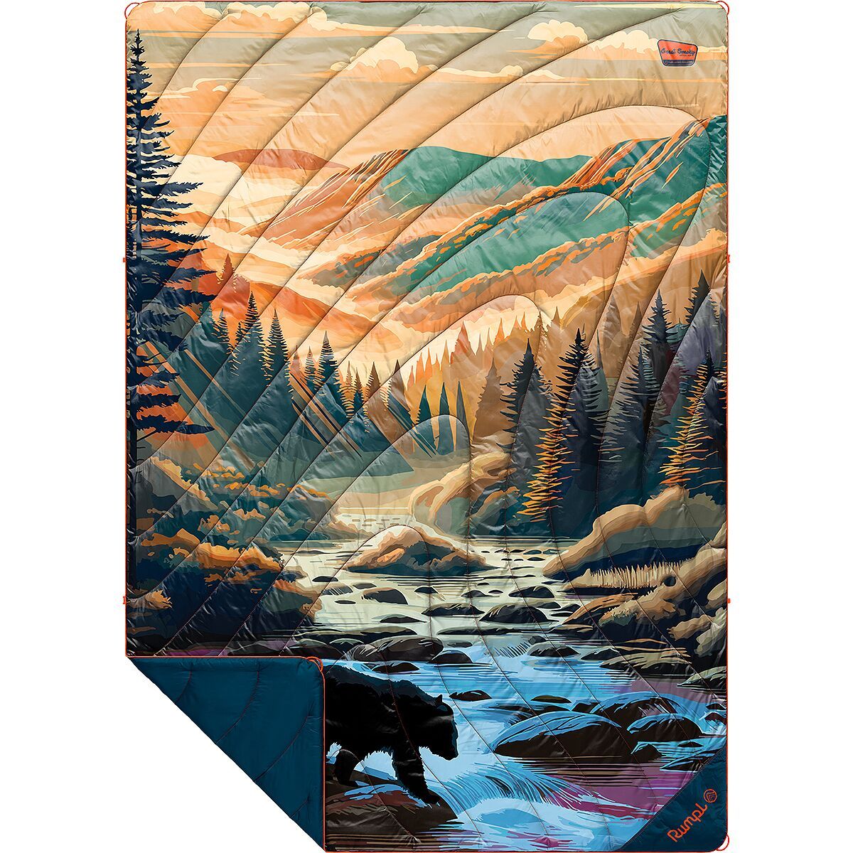 Image of Rumpl National Park Original Puffy 1-Person Blanket Great Smoky National Park, One Size