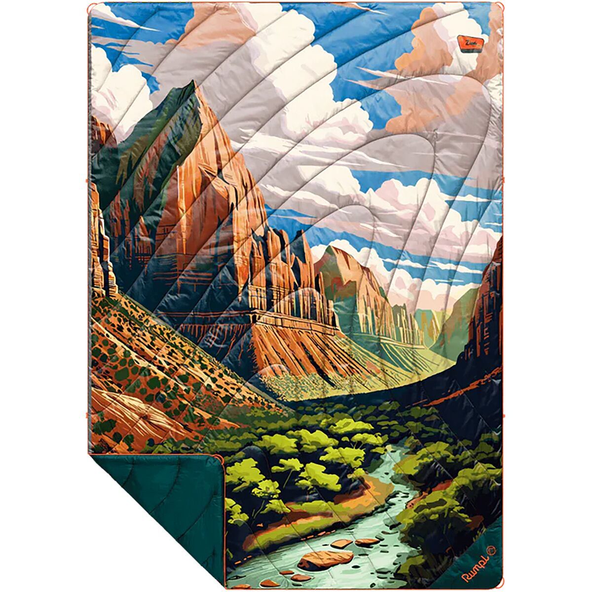 Image of Rumpl National Park Original Puffy 1-Person Blanket Zion National Park, One Size