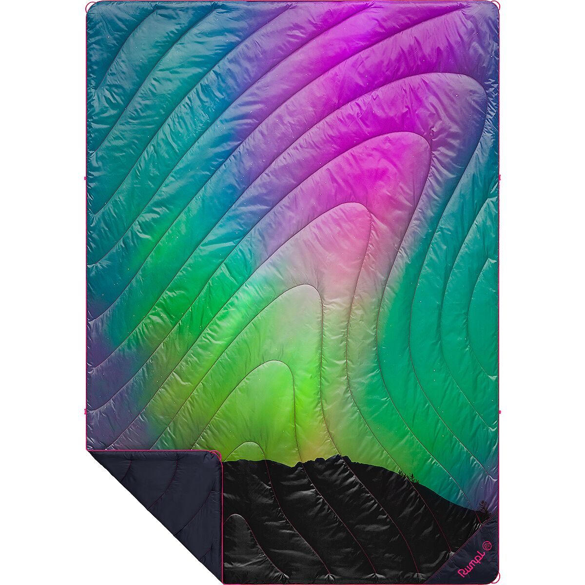 Image of Rumpl Original Puffy 1-Person Blanket - Northern Lights Northern Lights, One Size