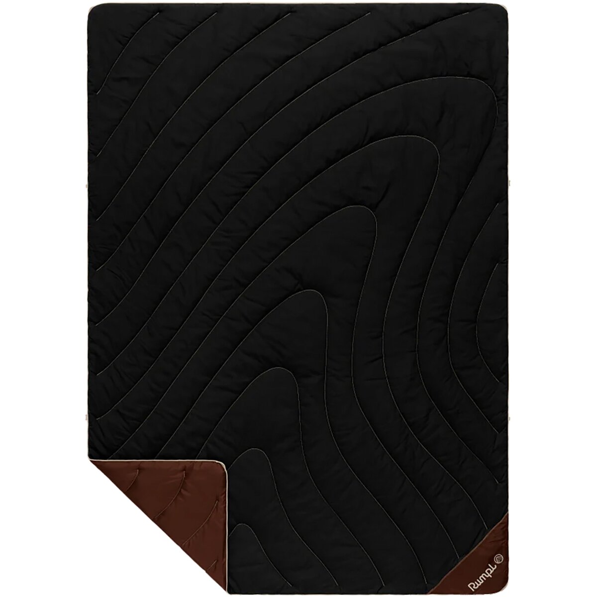 Image of Rumpl The Campfire Puffy Blanket - 1P Black Mocha, One Size