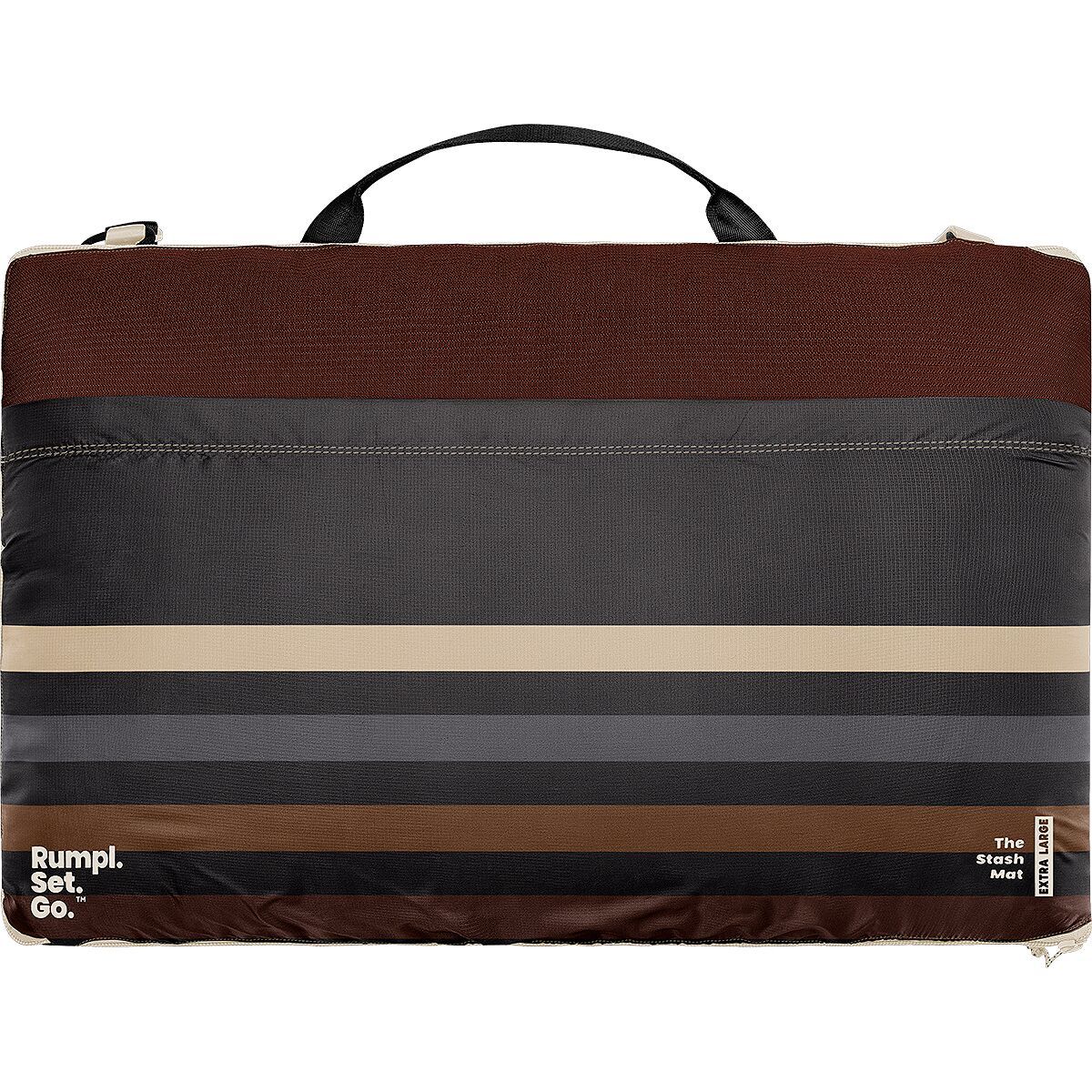 Image of Rumpl The Stash Mat Mocha Mini Stripes, L