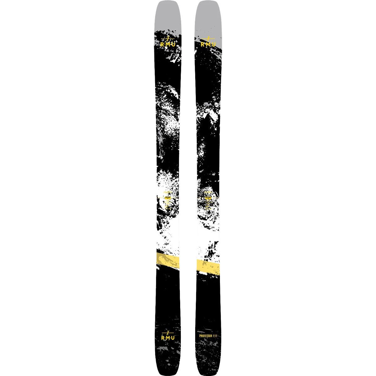 Image of RMU Skis Professor 111 Ski - 2026 Grey/Yellow/White/Black, 188cm