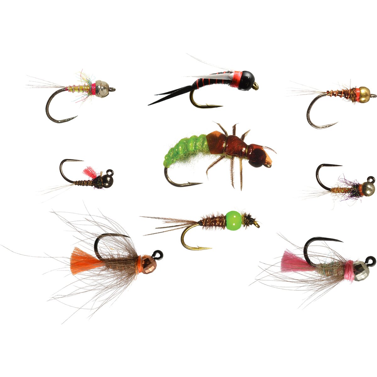 Image of Rainy's Flies Signature Euro Nymph Fly Assortment - 9-Pack One Color, One Size