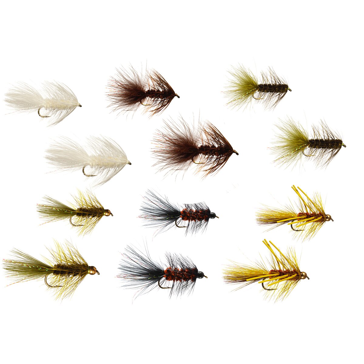 Image of Rainy's Flies Woolly Bugger Fly Assortment - 12-Pack One Color, One Size