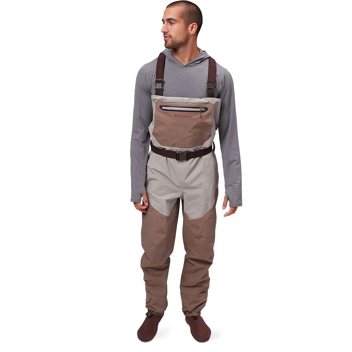 Redington Sonic-Pro Wader - Men's Feather Grey/Falcon, L (12.0-13.0)