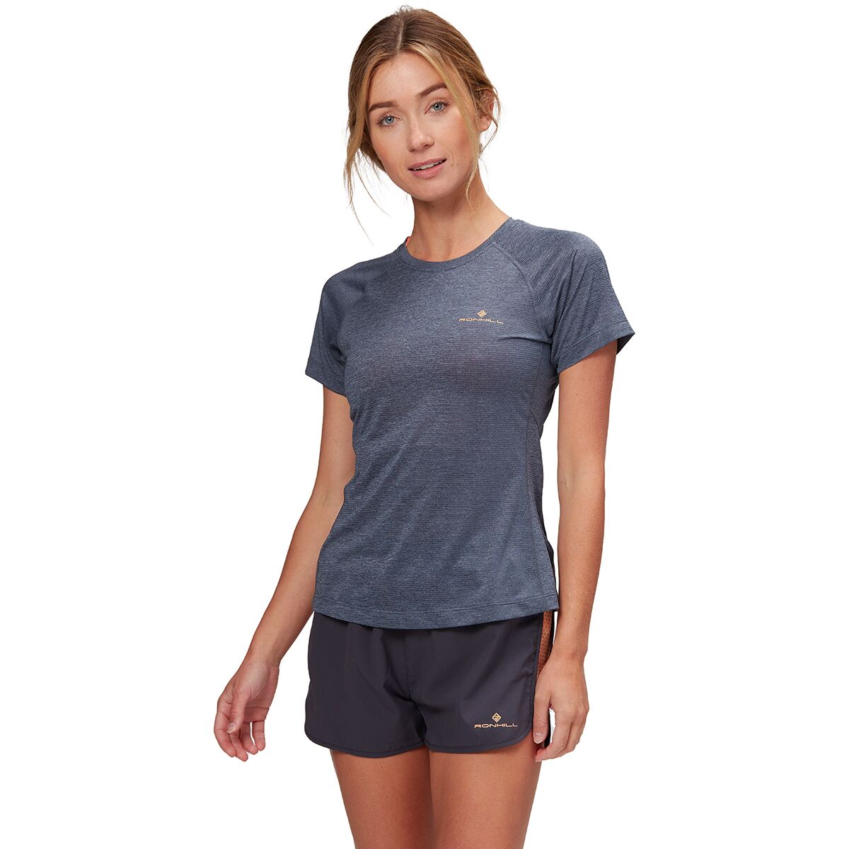 Ron Hill Momentum Short-Sleeve T-Shirt - Women's Charc/Stone/Apricot 16