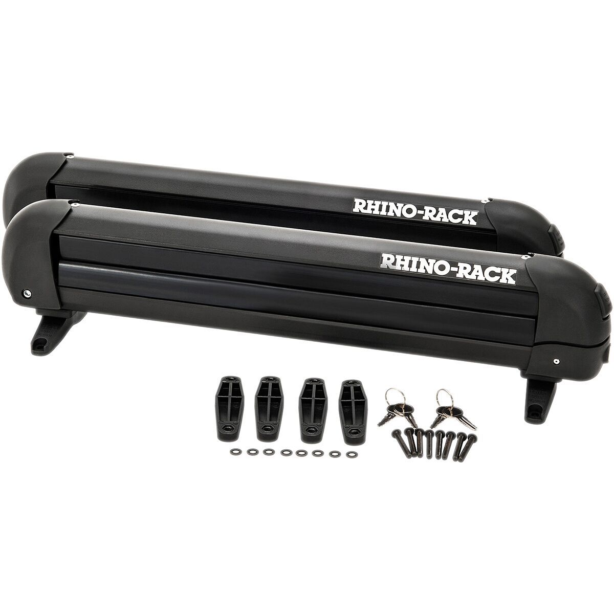 Rhino-Rack 4 Skis/2 Snowboards Ski & Snowboard Carrier Black, One Size