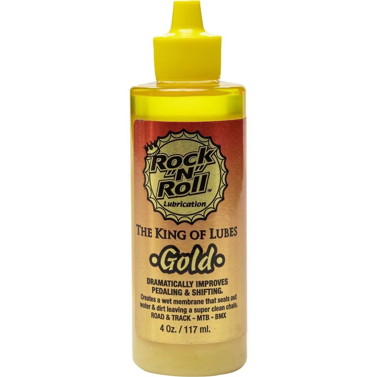Image of Rock N Roll Gold Lube Drip Bottle, 4oz