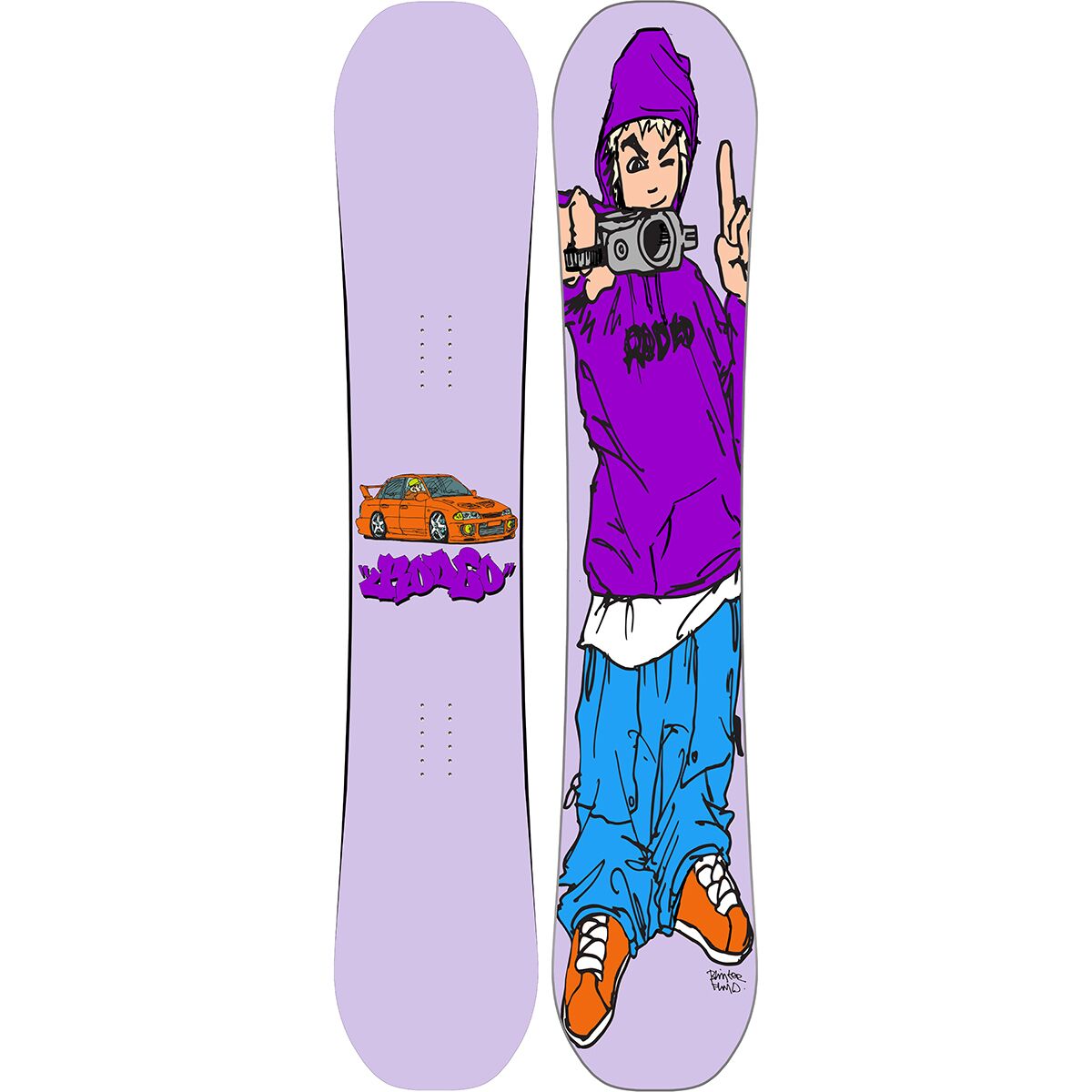 Rodeo Chaos Snowboard Purple