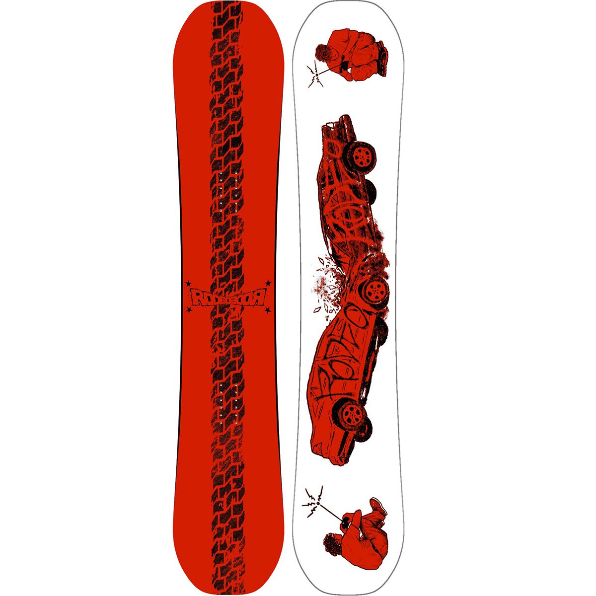 Rodeo Pile Up Snowboard Red