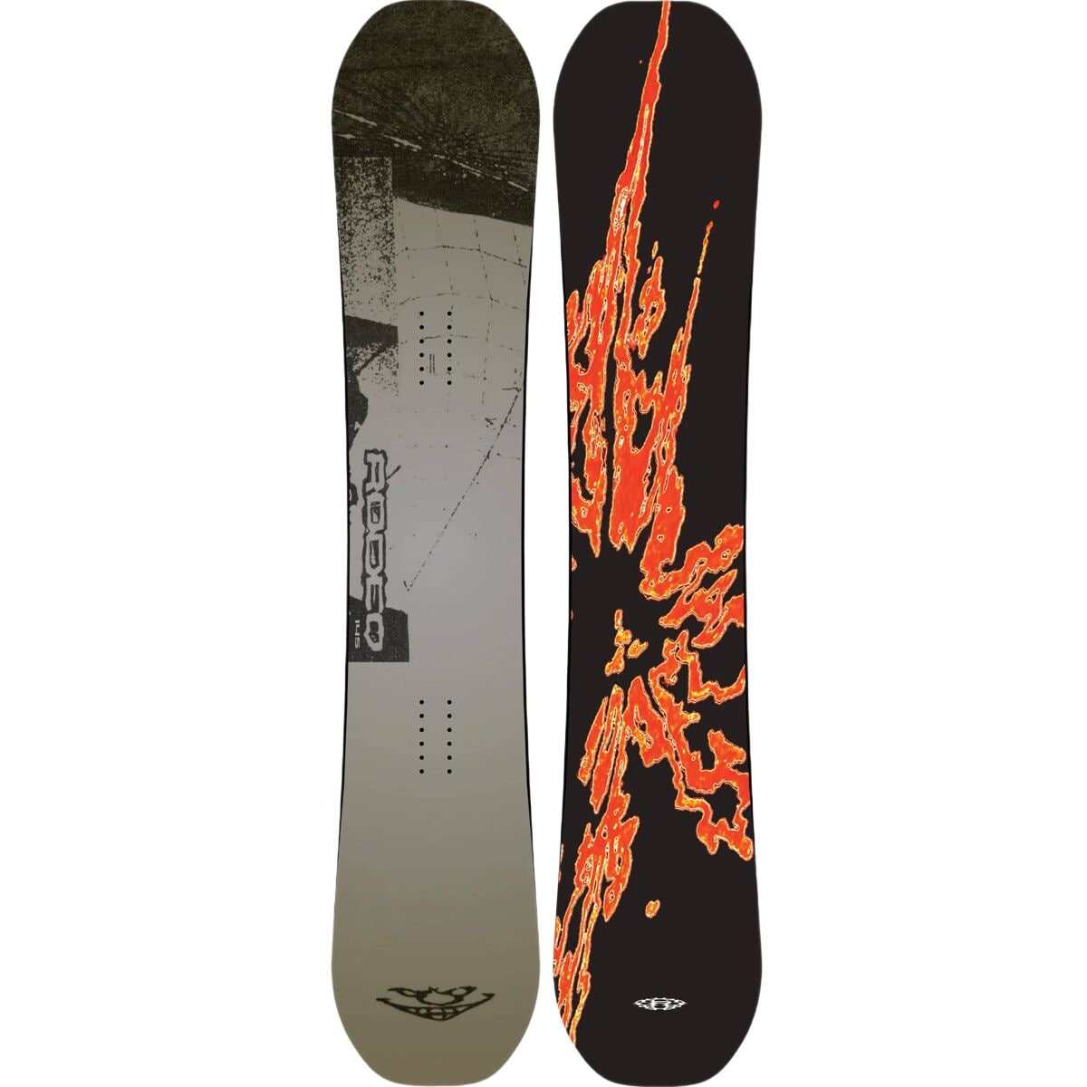 Image of Rodeo Clarity Snowboard - 2025 Black/Red, 157cm