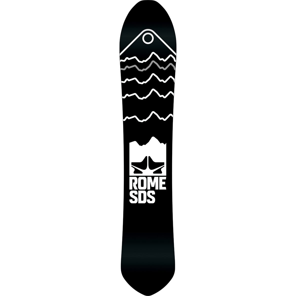 Rome Pow Division Pin Tail Snowboard - Men's - Snowboard
