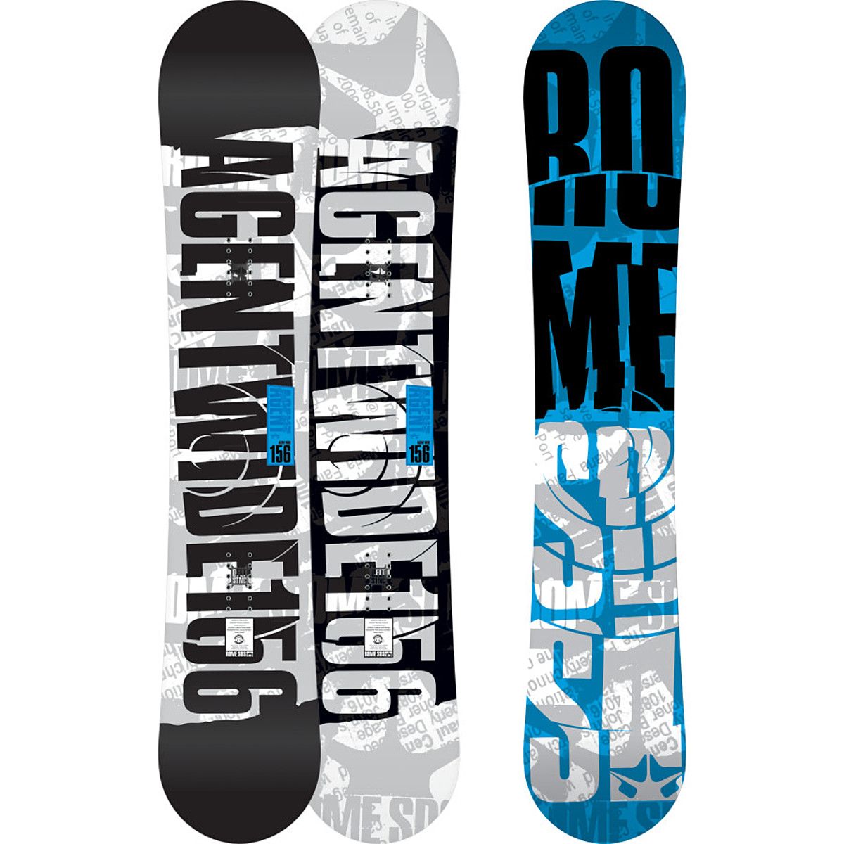Rome Agent Snowboard - Wide - Snowboard
