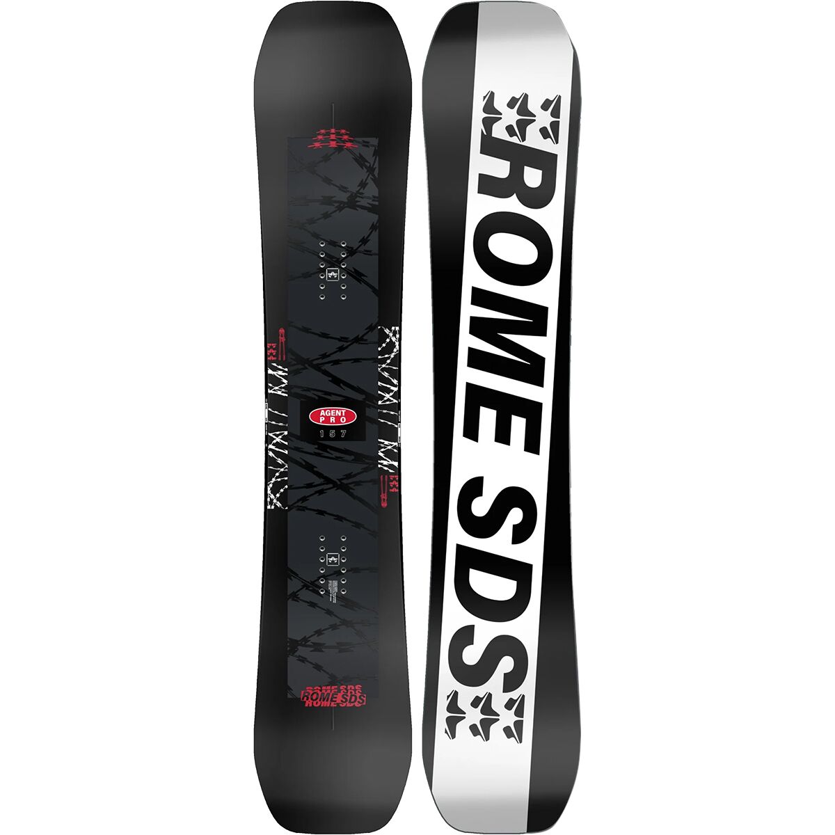 Rome Agent Pro Snowboard - 2024 Black