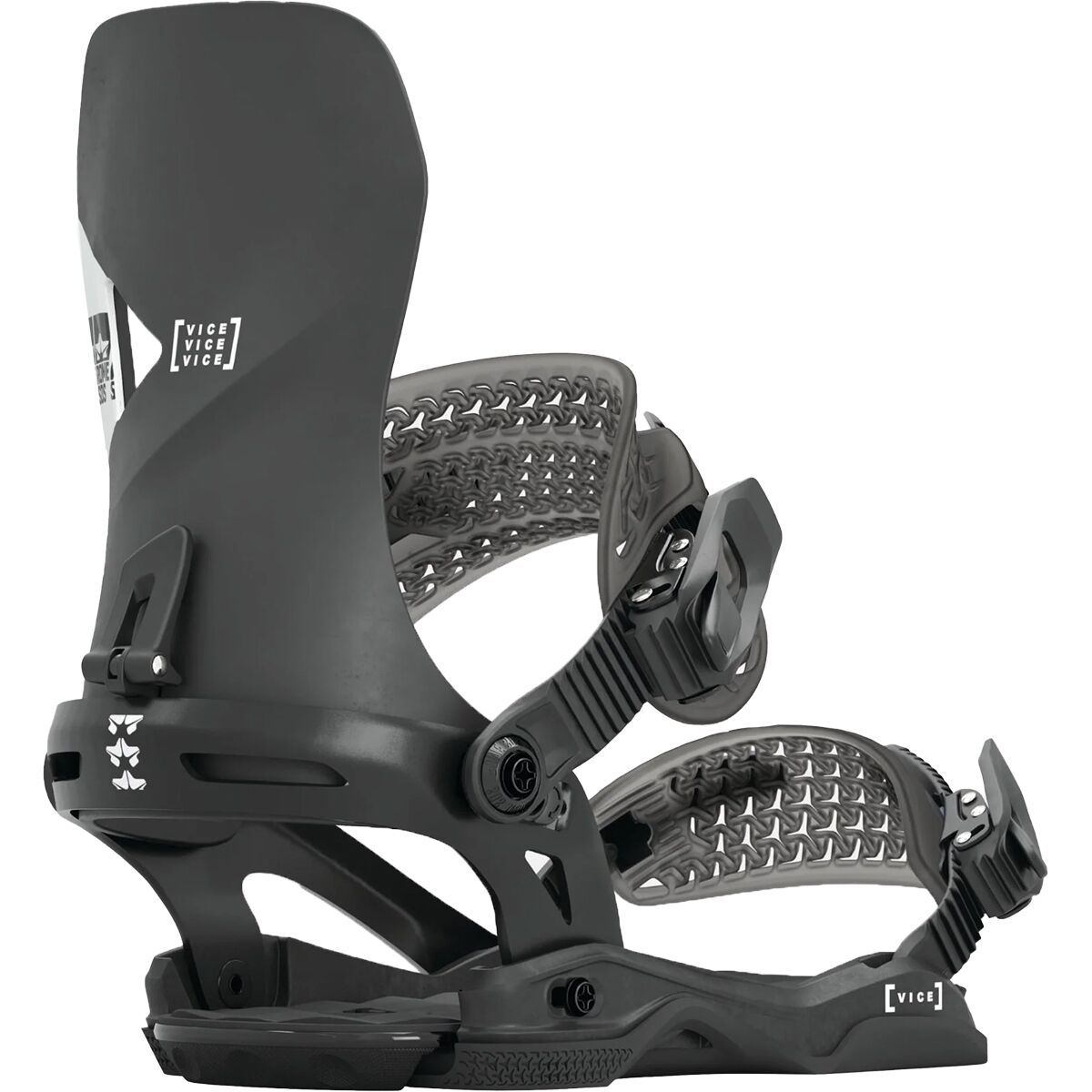Image of Rome Vice Snowboard Binding - 2024 Black, S