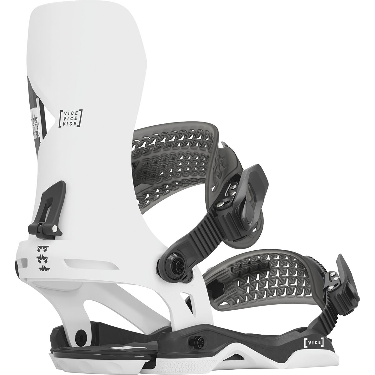 Rome Vice Snowboard Binding - 2024 White