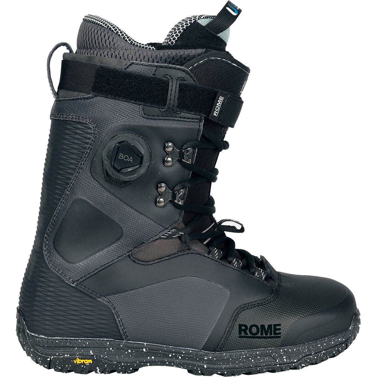 Rome Rome Libertine Pro Hybrid Boa Snowboard Boot - 2025 - Men's Black, 11.5