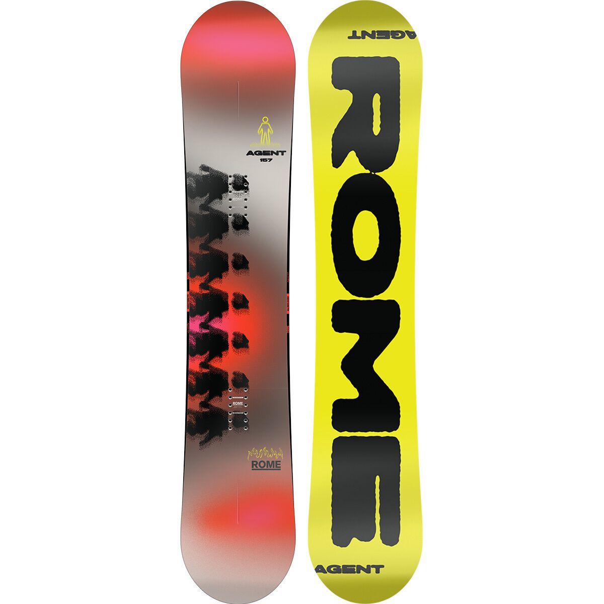 Image of Rome Agent Snowboard - 2026 One Color, 158cm wide