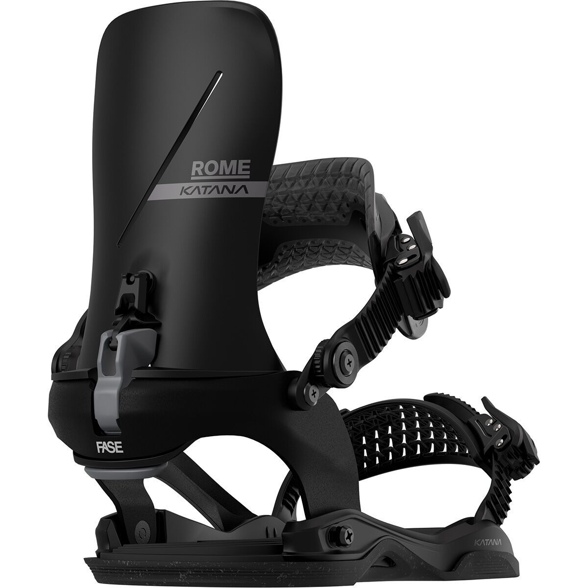 Rome Katana AW FASE Snowboard Binding - 2026 Black, M/L