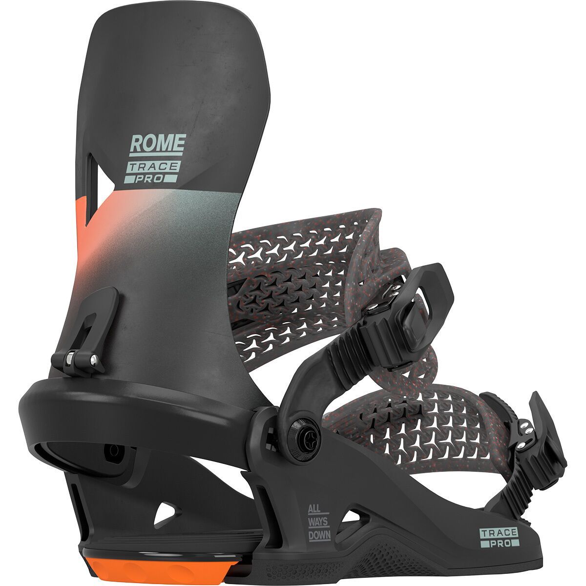 Image of Rome Trace HW Pro Snowboard Binding - 2026 Black/Slate, L/XL