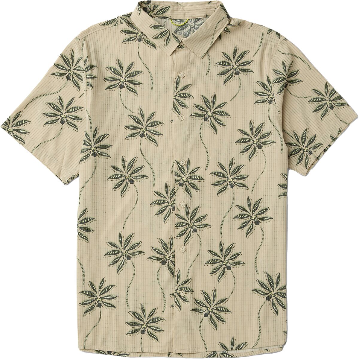 Image of Roark Bless Up Short-Sleeve Shirt - Men's Fossil Print, XL