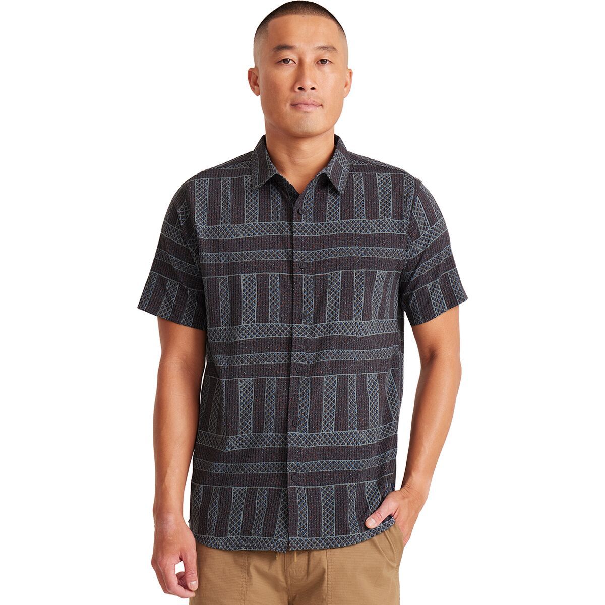 Roark Bless Up Short-Sleeve Shirt - Men's Sage 2, S