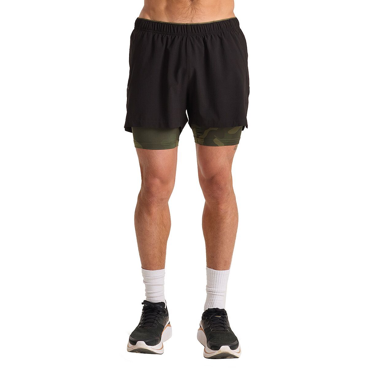 Image of Roark Bommer 3.5in Short - Men's Black/Camo, XL