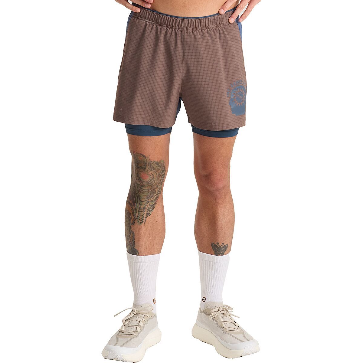 Image of Roark Bommer 3.5in Short - Men's Faded Brown, L