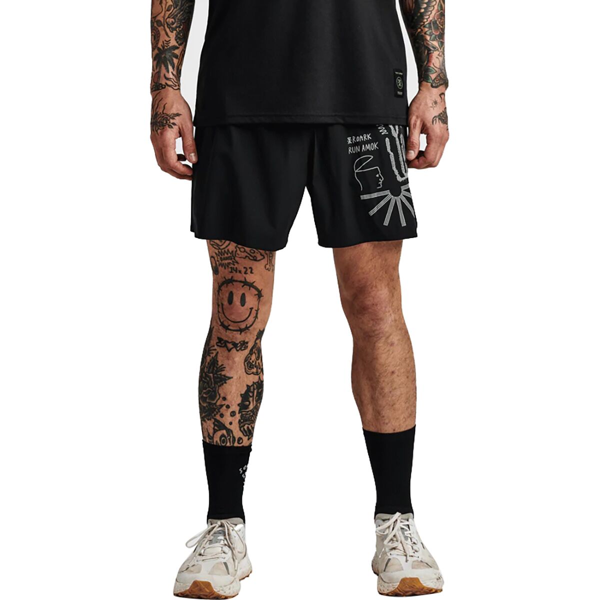 Image of Roark Alta 5in Short - Men's Black, XL