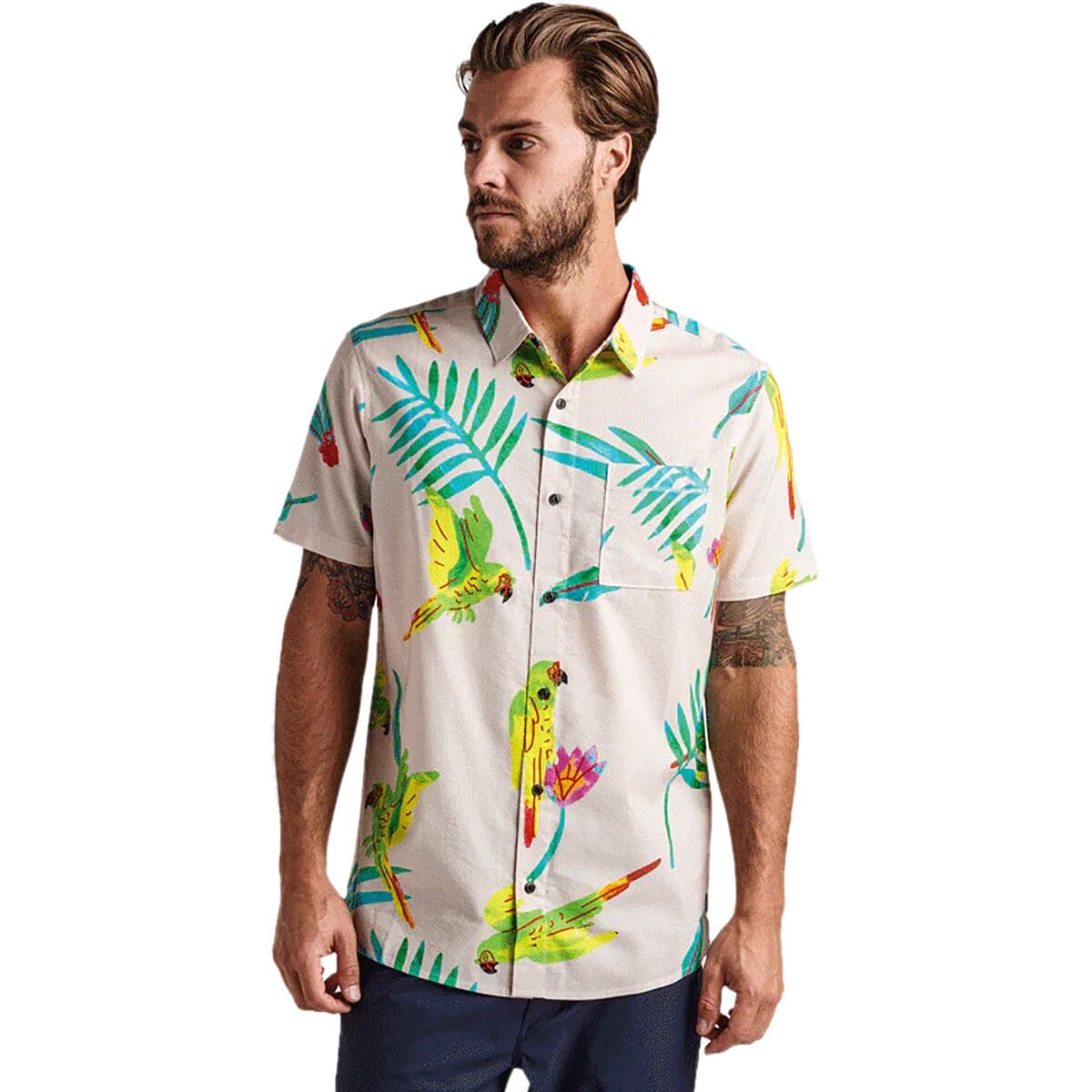 Roark Journey Macaw Short-Sleeve Shirt - Men's