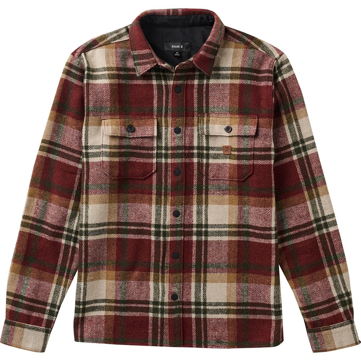 Image of Roark Nordsman Long-Sleeve Flannel Shirt - Men's Sangria, S