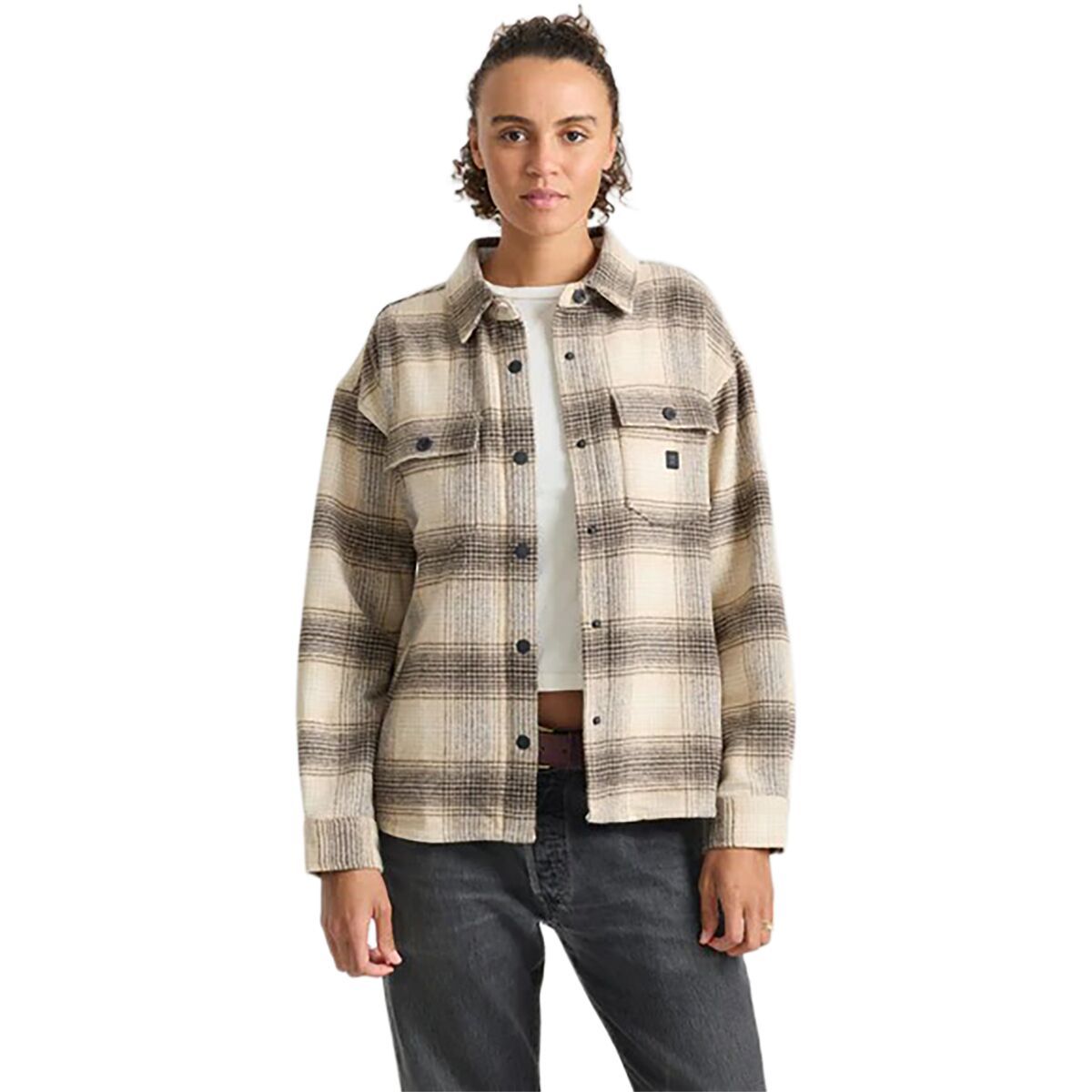 Image of Roark Amberly Flannel - Women's Off White, L