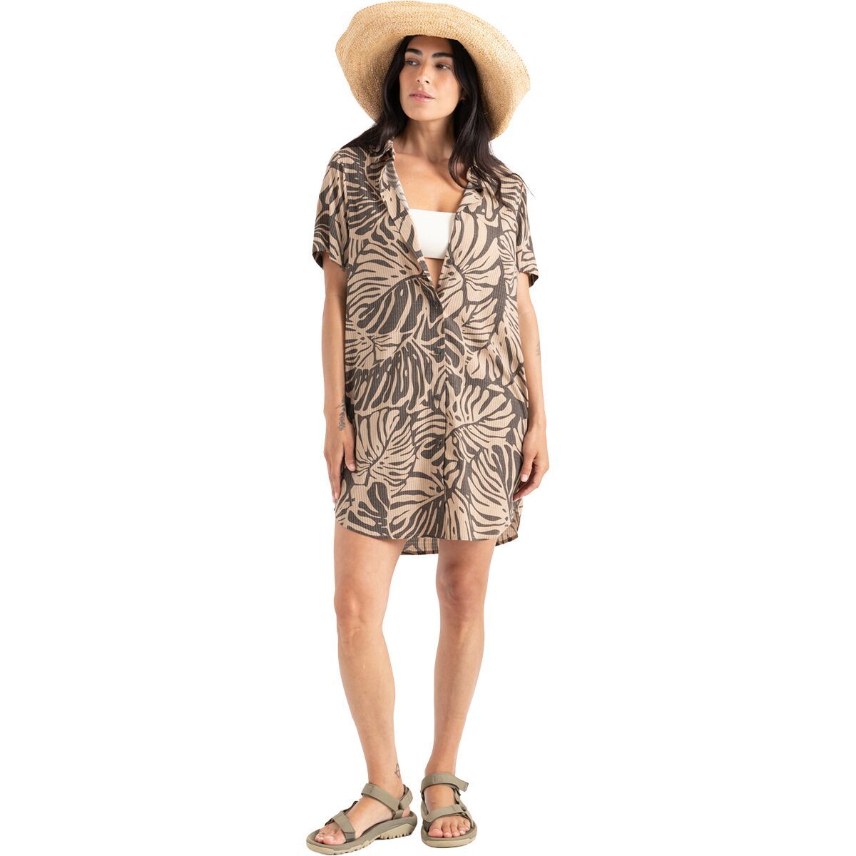 Image of Roark Bless Up Dress - Women's Khaki, XL