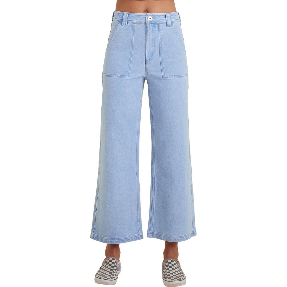 Image of Roark HWY SS125 Pant - Women's Bleach Wash Inidgo, 25