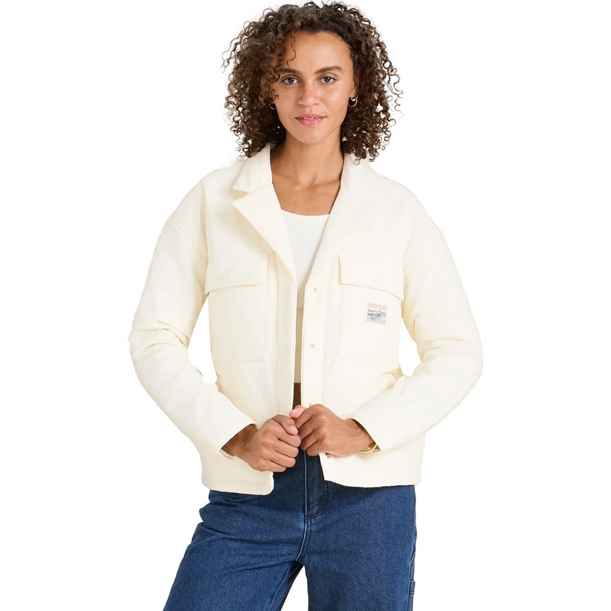 Image of Roark Passport Plush Jacket - Women's White Wolf, M