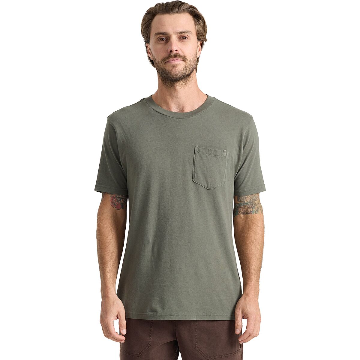 Image of Roark Made To Fade T-Shirt - Men's Washed Military, XL