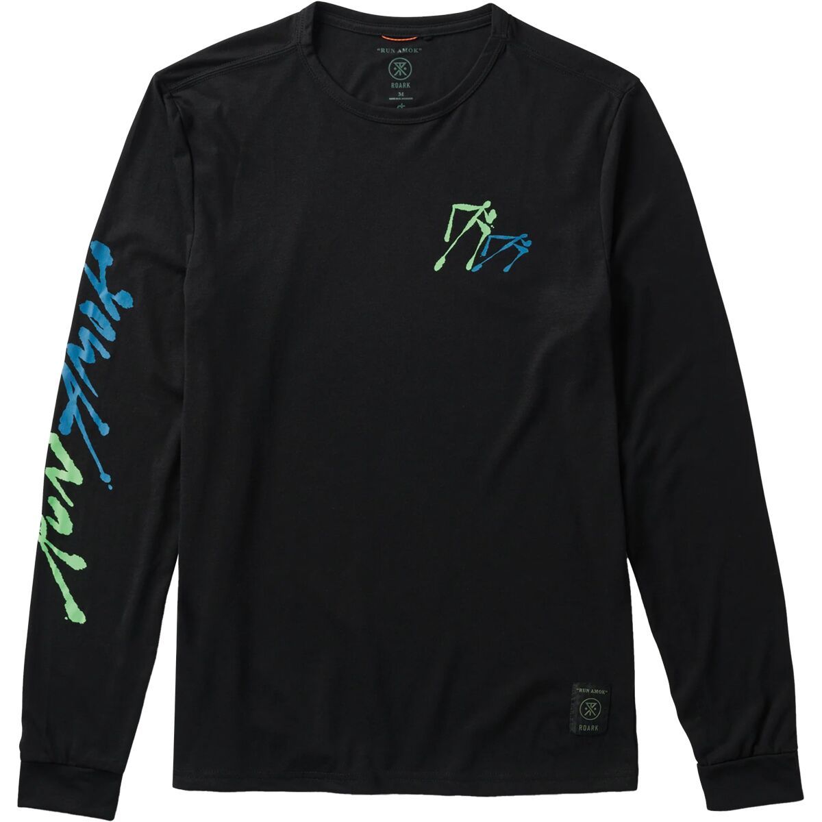 Image of Roark Mathis Long-Sleeve Shirt - Men's Black Fjord, M