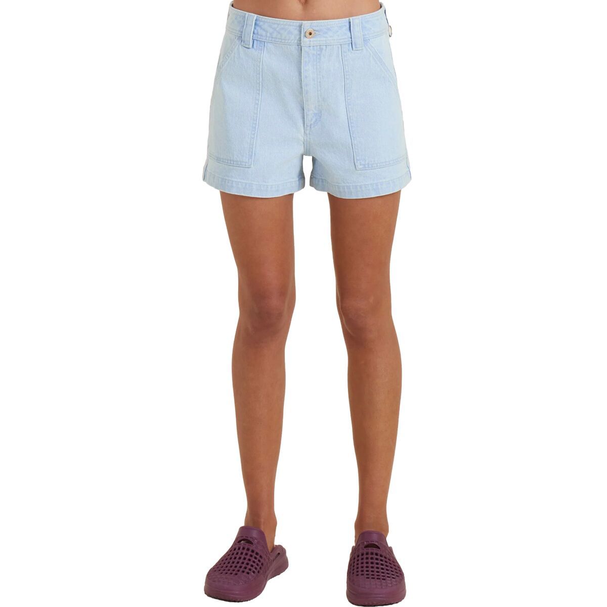 Image of Roark HWY Short - Women's Light Bleached Denim, 25