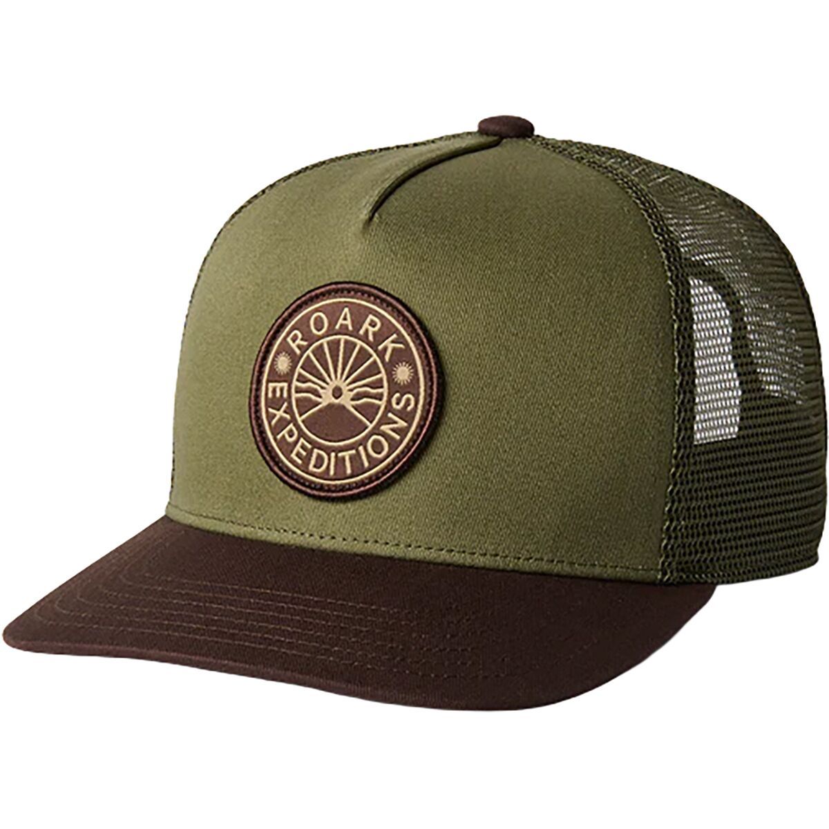 Image of Roark Station Trucker Hat Dark Military, One Size