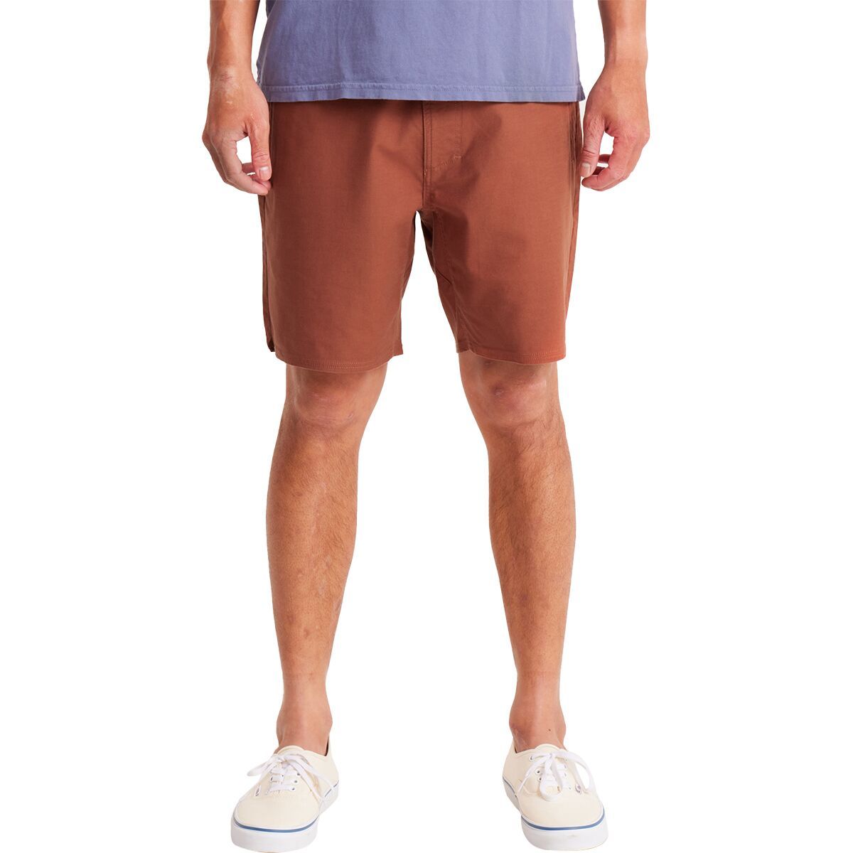 Image of Roark Layover Traveler 18 Short - Men's Ochre Red, 30