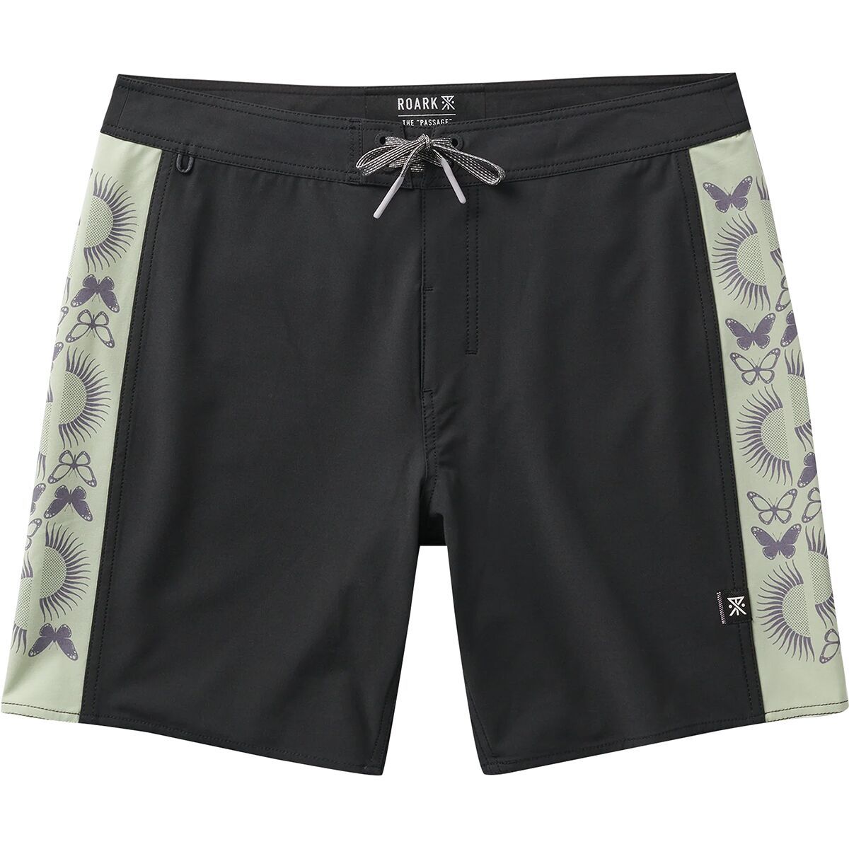 Image of Roark Passage Hemp Boardshort - Men's Black 2, 32