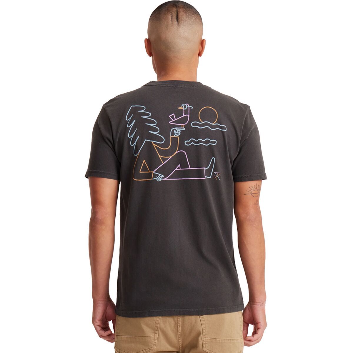 Roark Unhustle T-Shirt - Men's Charcoal, S