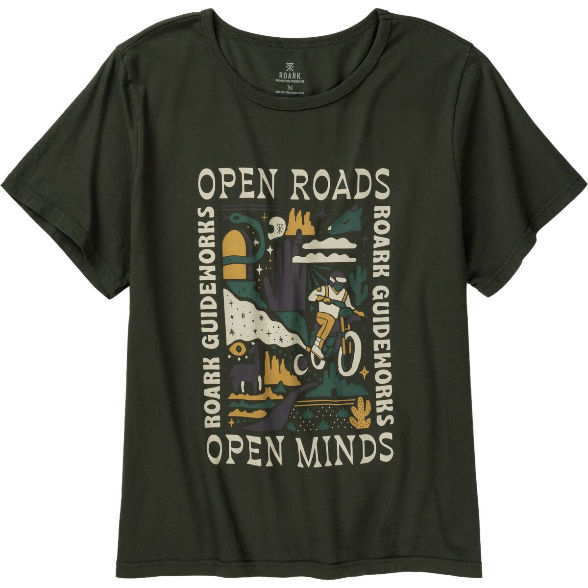 Roark Roark Open Roads Everyday T-Shirt - Women's Dark Military, M