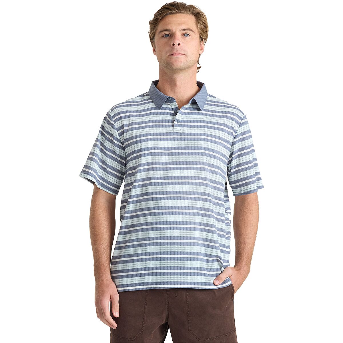 Image of Roark Bless Up Polo - Men's Neptune, S