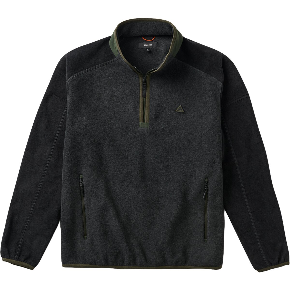 Roark Campover Fleece Mock Jacket - Men's Onyx, S